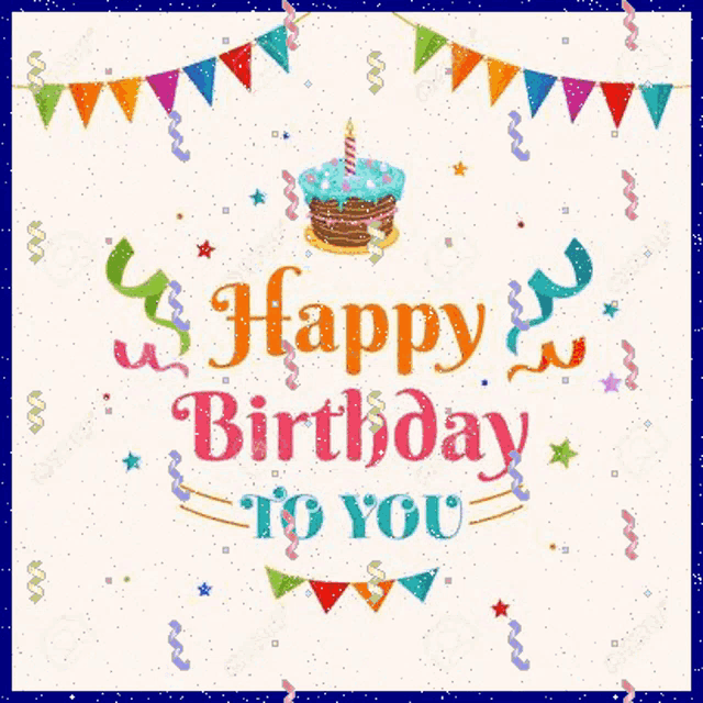 a birthday greeting card with a cupcake and the word friday on it