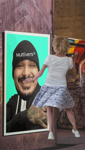 a picture of a man with a hat that says multivers