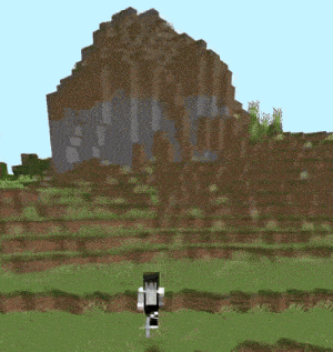 a tnt block is exploding in a video game