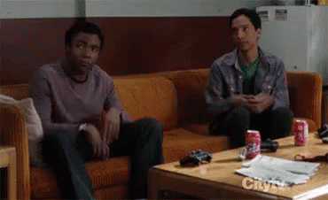 Troy And Abed Handshake GIF - Bff Community Friends GIFs
