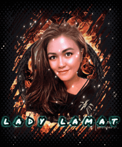 a picture of a woman with the name lady lam at the top