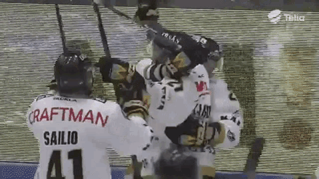 a hockey player with the name sailio on his back