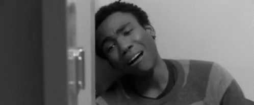 Donald Glover Crying In The Corner GIF - Corner Donald Glover Childish Gambino GIFs