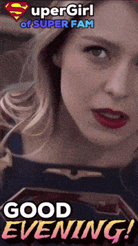 a poster that says supergirl of super fam