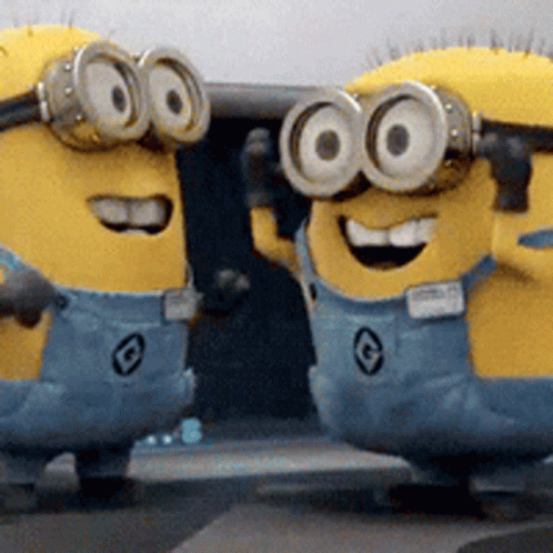 Minions Despicable Me GIF - Minions Despicable Me Laughing GIFs