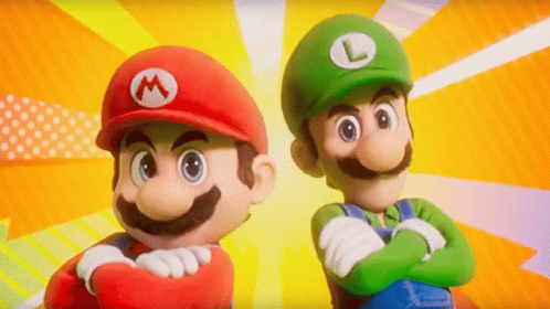 Mario Luigi GIF - Mario Luigi Yes GIFs