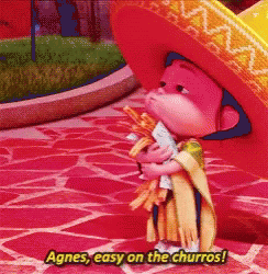 Agnes Despicable Me GIF - Agnes Despicable Me Churros GIFs