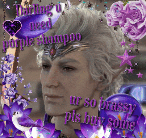 darling i need purple shampoo ur so brassy pll buy some