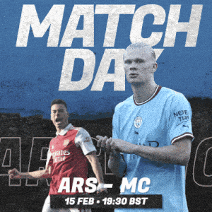 a poster for a soccer game between ars and mc