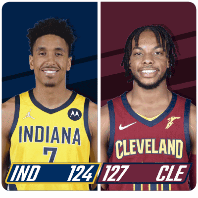 Indiana Pacers (124) Vs. Cleveland Cavaliers (127) Post Game GIF - Nba Basketball Nba 2021 GIFs