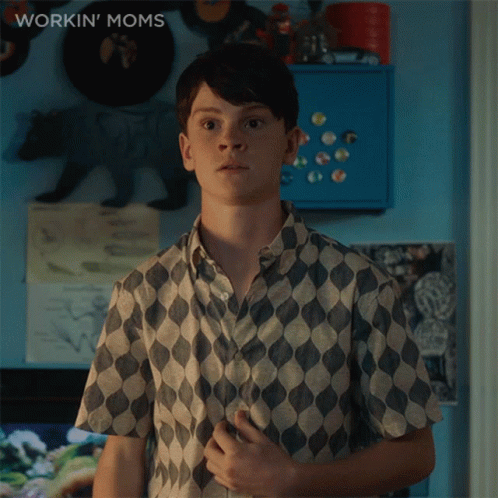 Shakes Head Nathan Jr GIF - Shakes Head Nathan Jr Working Moms GIFs