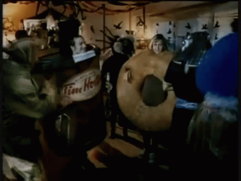 Tim Hortons Costume Party GIF - Tim Hortons Costume Party Dance Party GIFs