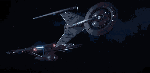 Out In Space Star Trek Discovery GIF - Out In Space Star Trek Discovery Giant Spaceship GIFs