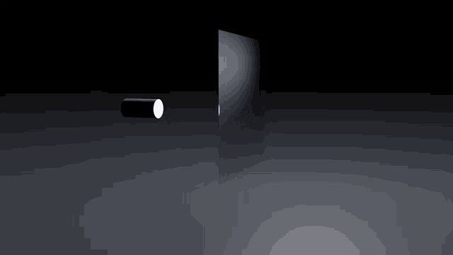 a computer generated image of a broken glass window in a dark room