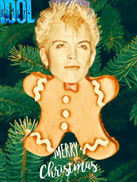Billy Idol Merry Christmas GIF