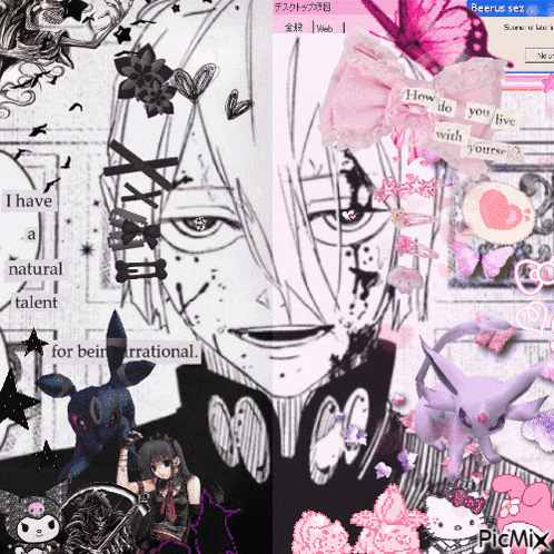 a collage of images including one that says ' i have a natural talent '