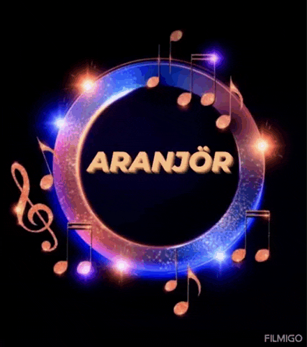 a circle with the word aranjor in the center