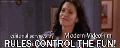 Control Monica Geller GIF - Control Monica Geller Rules GIFs