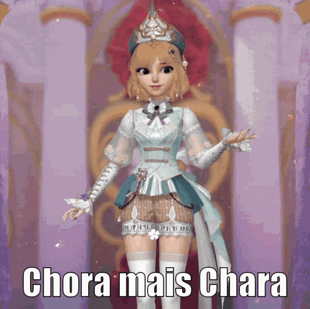 Chora Mais Chara Time Princess GIF - Chora Mais Chara Time Princess Dress Up Game GIFs