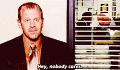 Toby The Office GIF - Toby The Office Nobody Cares GIFs