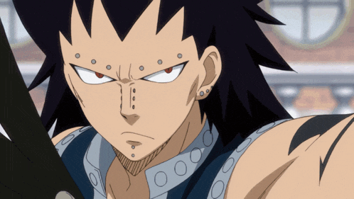 a close up of a cartoon character with a very angry look on his face
