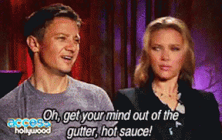Get Your Mind Out The Gutter, Hot Sauce! GIF - Gutter Mind Out The Gutter Get Your Mind Out Of The Gutter GIFs