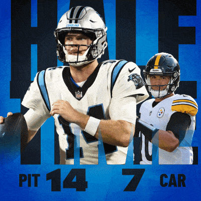 a poster for pit 14 7 car with two players on it