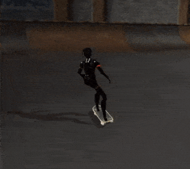 a screenshot of a video game shows a woman on a skateboard with a score of 2,784 x6