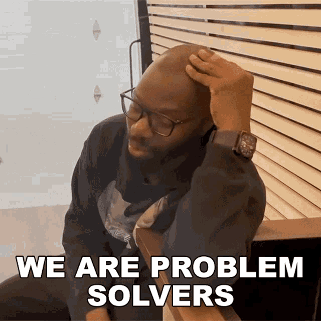 We Are Problem Solvers Rich Rebuilds GIF - We Are Problem Solvers Rich Rebuilds We Solve Problems GIFs