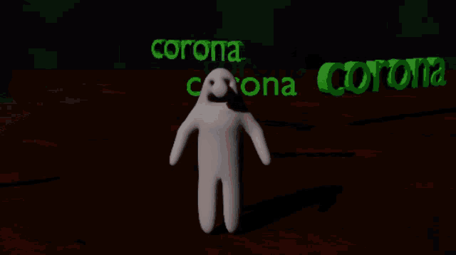 a poster that says be no ter with a shadow of a person