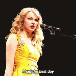 Taylor Swift I Had The Best Day GIF - Taylor Swift I Had The Best Day GIFs
