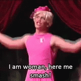 Avpm I Am Woman Here Me Smash GIF - Avpm I Am Woman Here Me Smash Dolores Umbridge GIFs