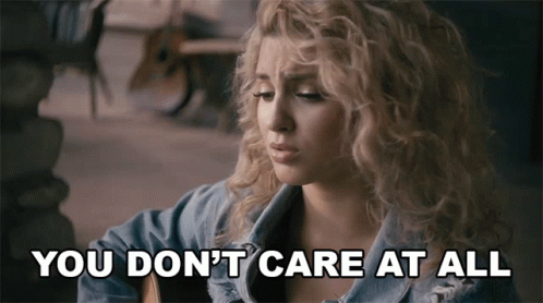 You Dont Care At All Tori Kelly GIF - You Dont Care At All Tori Kelly Sorry Would Go A Long Way Song GIFs
