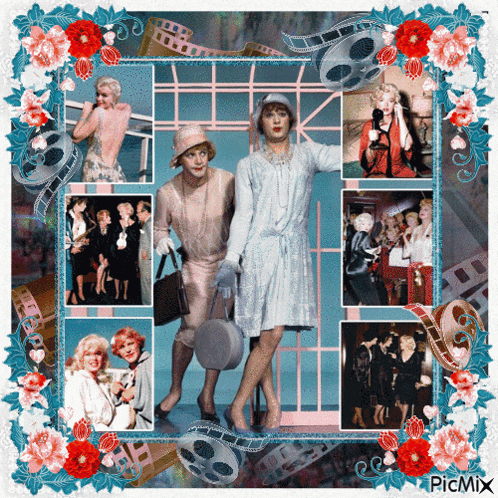 a collage of pictures with the words picmix at the top