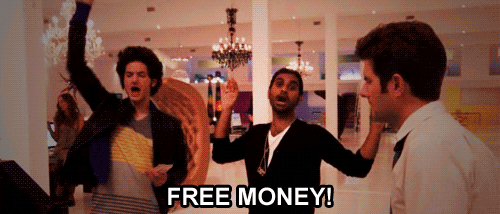 Free Money GIF - Buzzfeed Parks And Rec GIFs