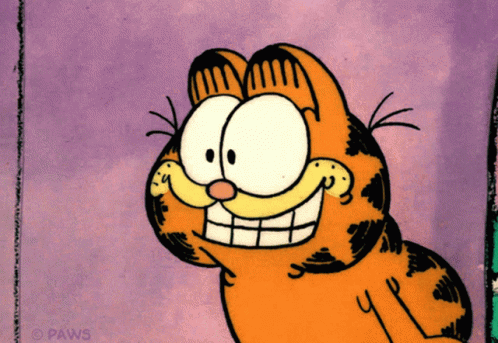 Garfield Nodding GIF