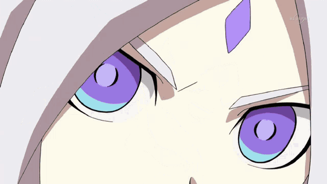 a cartoon character with a purple eye and a diamond on his forehead is shown on tv
