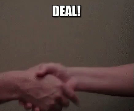 Deal! GIF - Deal Handschlag Abgemacht GIFs