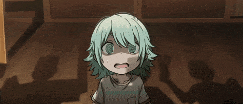 a cartoon character with a surprised look on his face