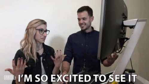 Im So Excited Watching GIF - Im So Excited Watching Excited GIFs