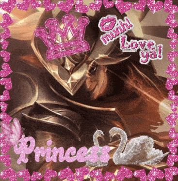 a picture of a man with a crown and the words " princess "
