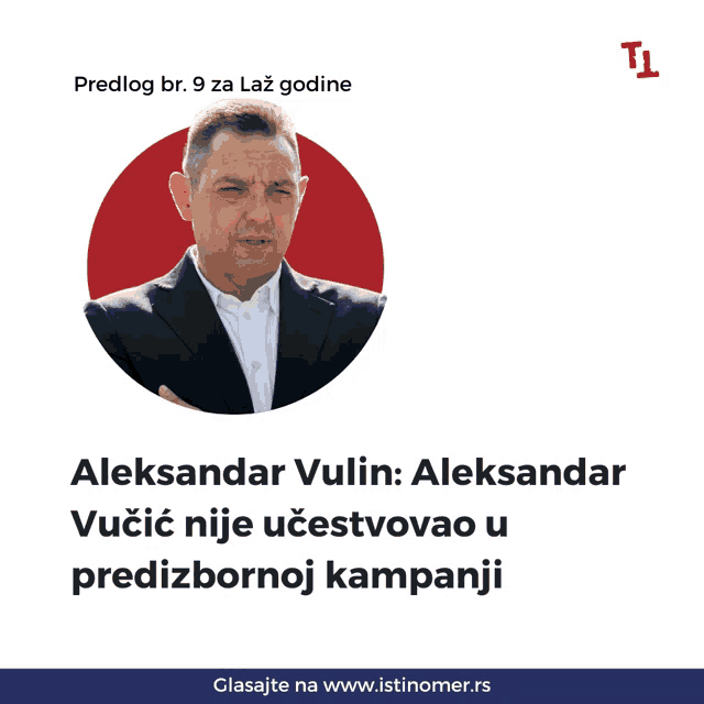 a poster with a man in a suit and the words " aleksandr vulin "