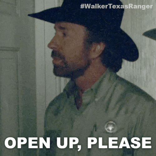 Open Up Please Cordell Walker GIF - Open Up Please Cordell Walker Walker Texas Ranger GIFs