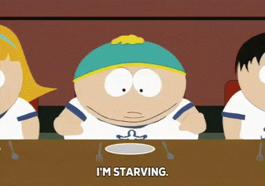 Cartman Starving GIF