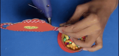 Cutout Gluing Colorful GIF - Cutout Gluing Colorful Diy Crafts GIFs