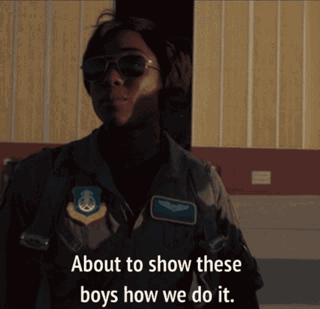 a woman in a military uniform is talking about how we do it