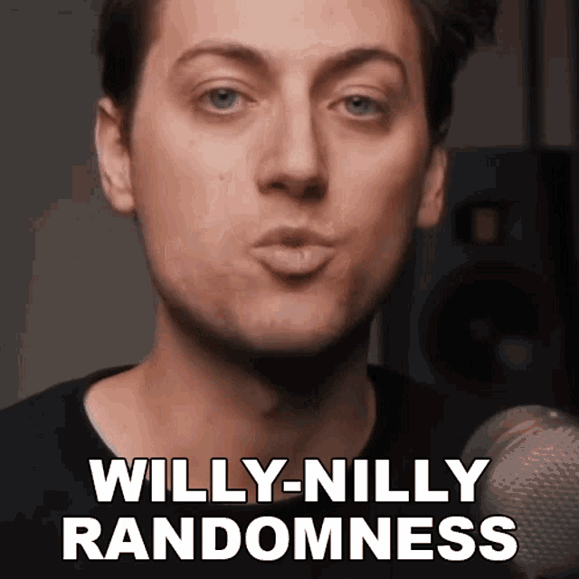 Willy Nilly Randomness Jordan Orme GIF - Willy Nilly Randomness Jordan Orme Its Too Random GIFs