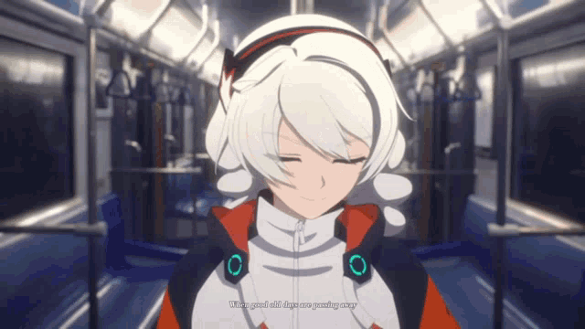 a screenshot of a video game shows a girl talking to someone