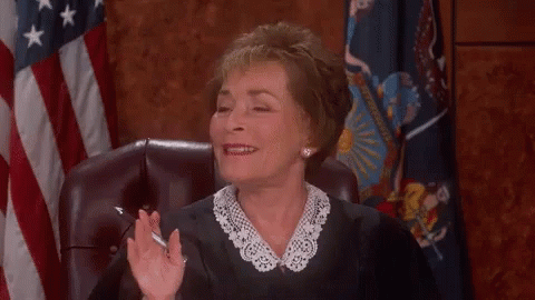 Judge Judy Shut Up GIF - Judge Judy Shut Up Impatient GIFs