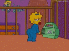 Maggie The Simpsons GIF - Maggie The Simpsons Wiggle GIFs
